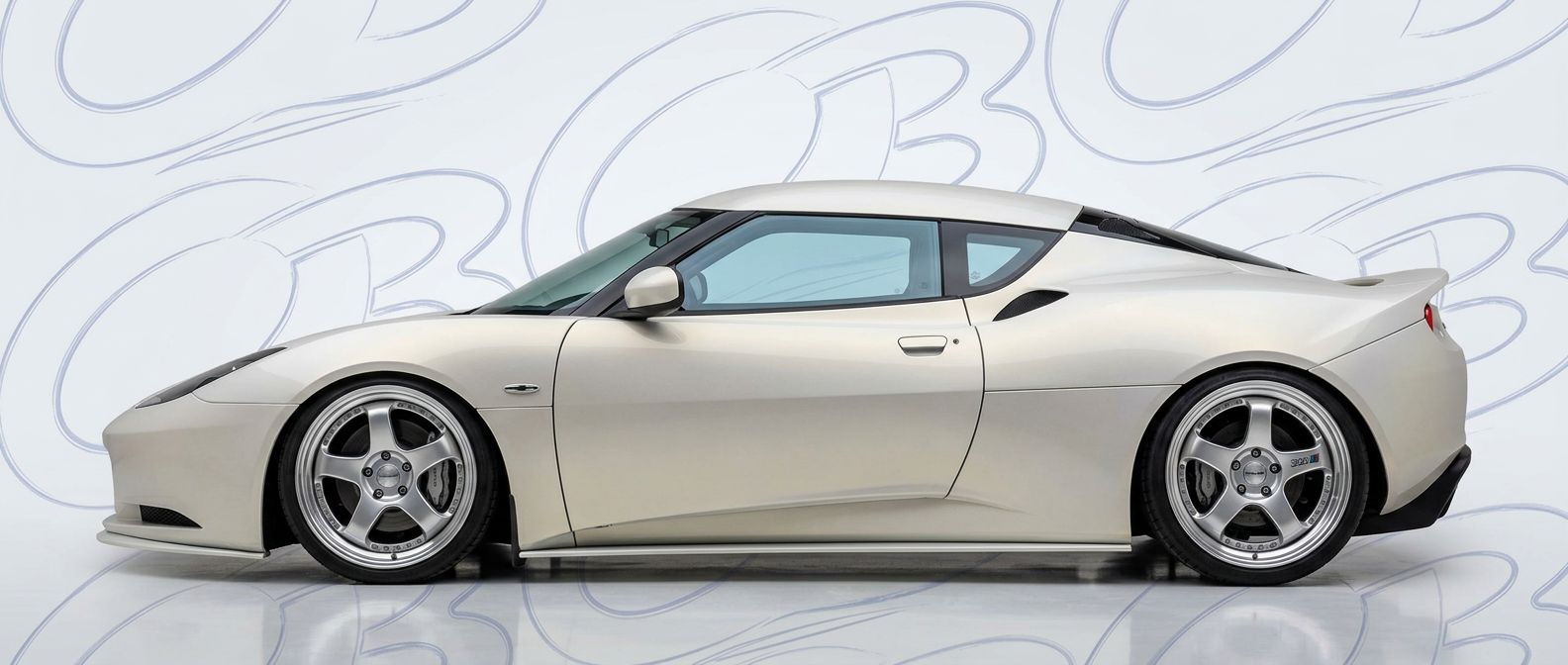 Professional automotive photography of a 2012 Lotus Evora with high-fidelity 2012.