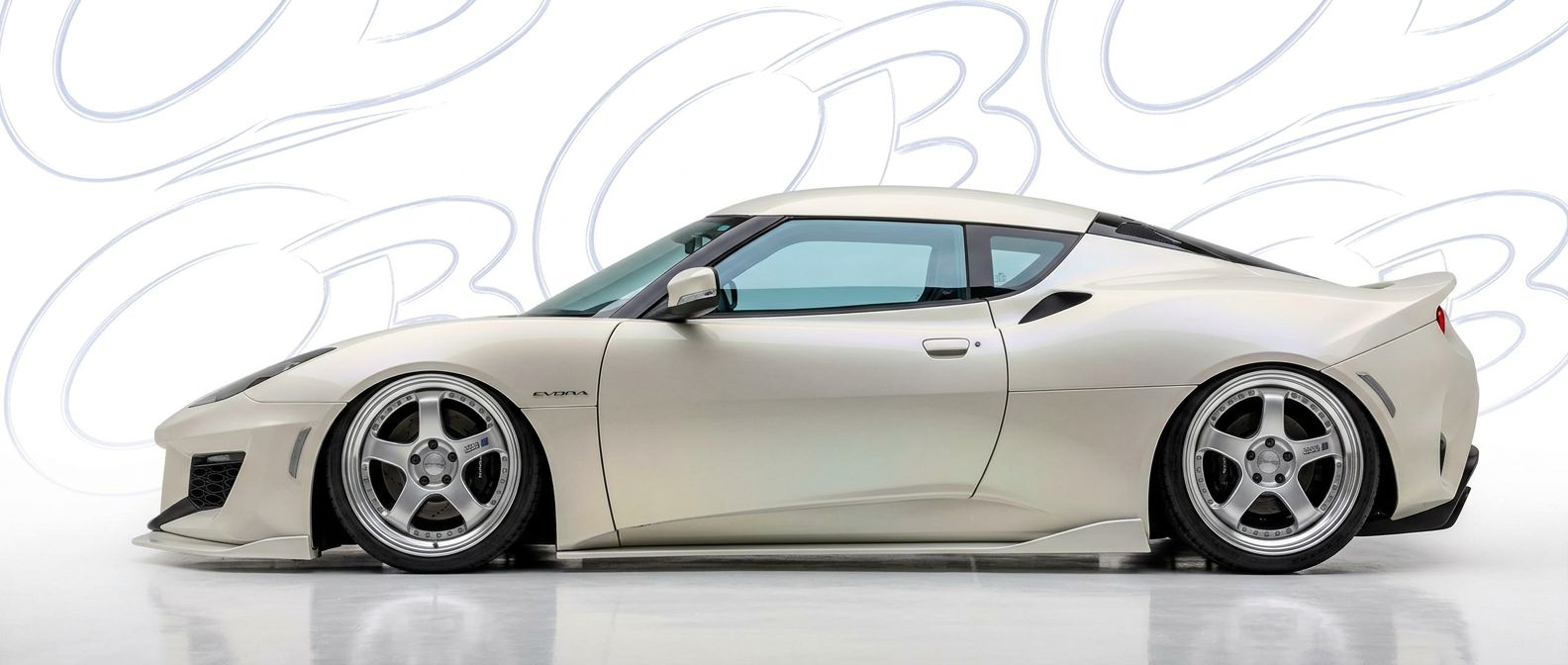 Professional automotive photography of a 2017 Lotus Evora with high-fidelity 2017.