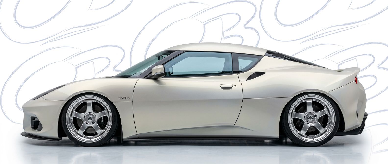 High-quality 2020 Lotus Evora 2020 exterior shot with professional studio lighting.