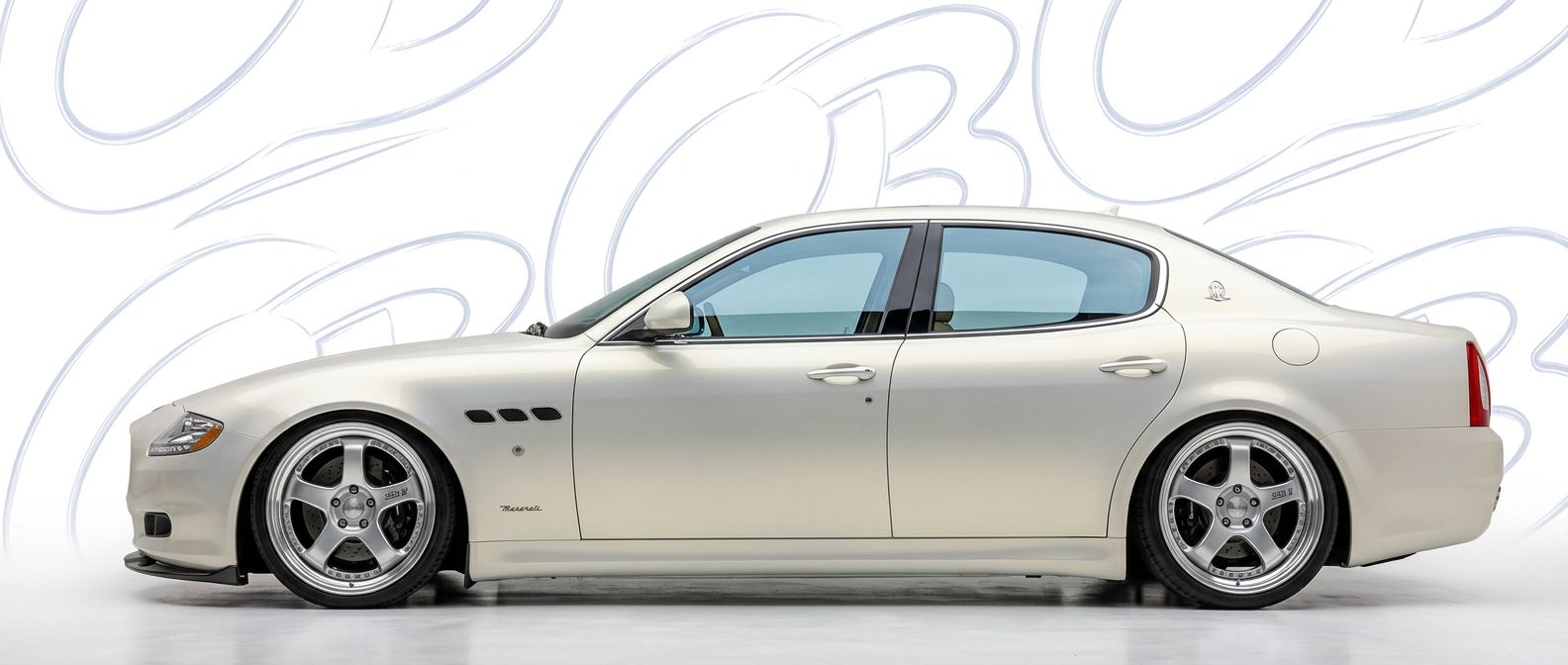 High-quality 2008 Maserati Quattroporte 2008 exterior shot with professional studio lighting.