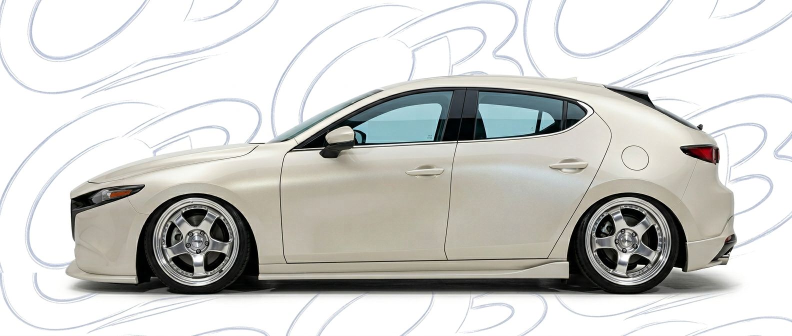 Aerodynamic 2023 Mazda 3 2023 - Sleek design for enhanced vehicle styling.