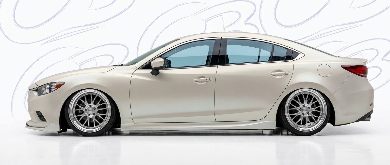 Front-angle view of 2015 Mazda 6 2015 - Durable and stylish exterior enhancement.