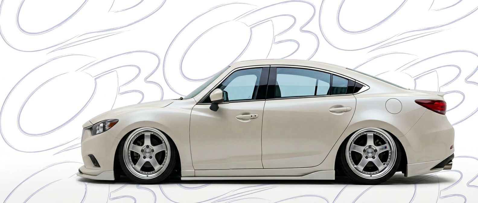 Front-angle view of 2016 Mazda 6 2016 - Durable and stylish exterior enhancement.