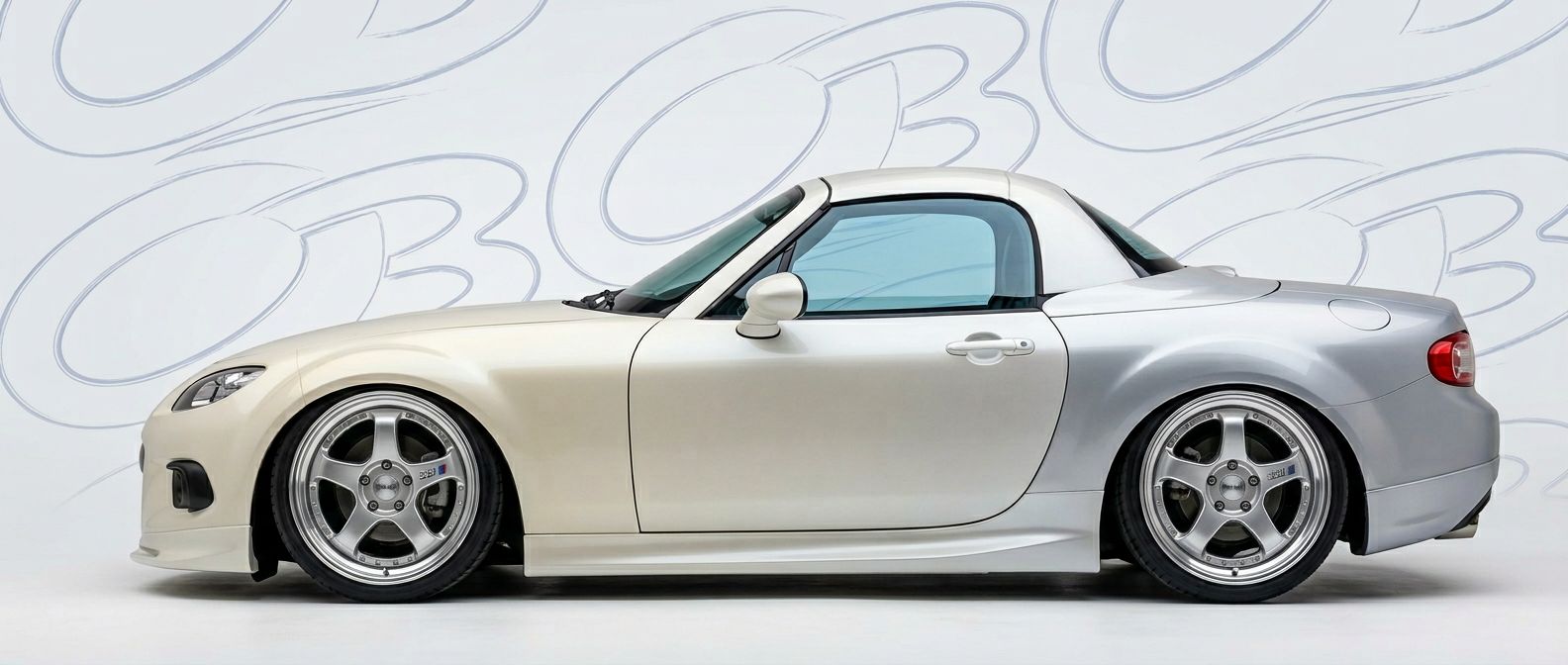Detailed view of 2009 Mazda Miata 2009 featuring lightweight, durable construction.