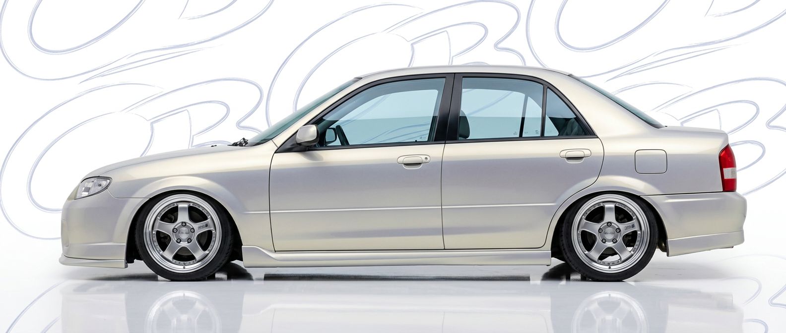 Aerodynamic 2003 Mazda Protege 2003 - Sleek design for enhanced vehicle styling.