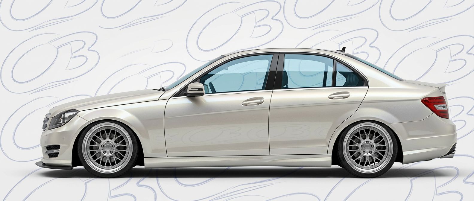 Front-angle view of 2011 Mercedes-Benz C-Class 2011 - Durable and stylish exterior enhancement.