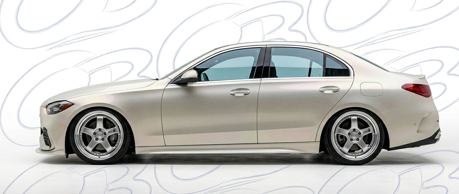 Custom C-Class for  Mercedes-Benz C-Class - Premium aerodynamic automotive body parts.