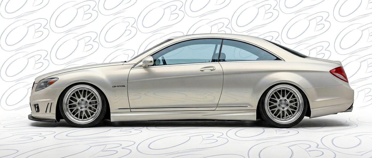 Top-tier 2008 Mercedes-Benz CL63 AMG 2008 featuring a high-gloss finish and carbon fiber weave.