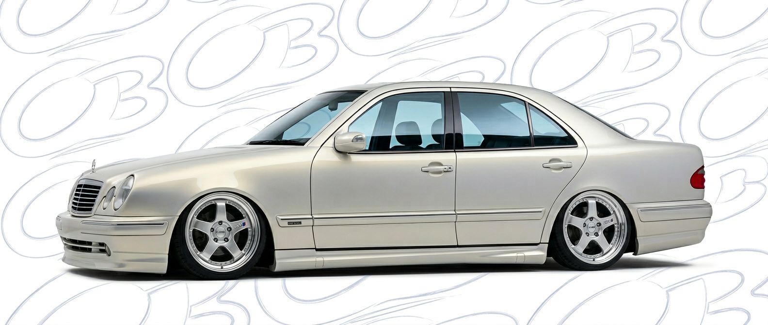 Top-tier 1997 Mercedes-Benz E-Class 1997 featuring a high-gloss finish and carbon fiber weave.