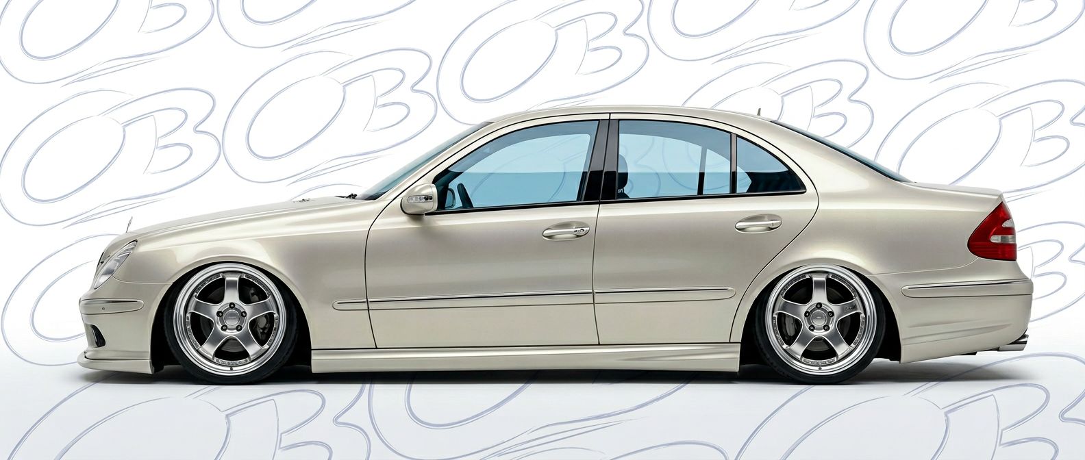 Front-angle view of 2004 Mercedes-Benz E-Class 2004 - Durable and stylish exterior enhancement.