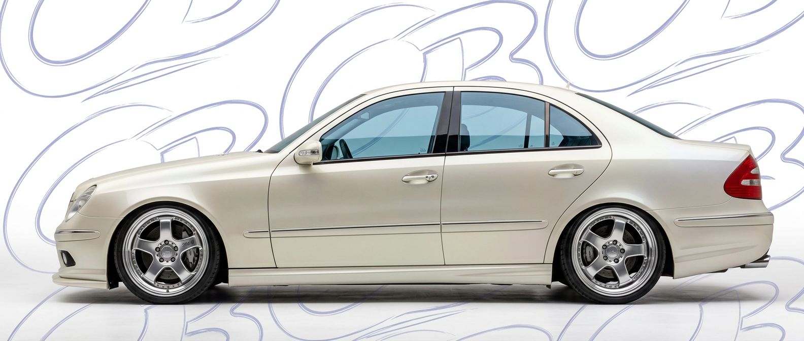 Detailed view of 2007 Mercedes-Benz E55 AMG 2007 featuring lightweight, durable construction.
