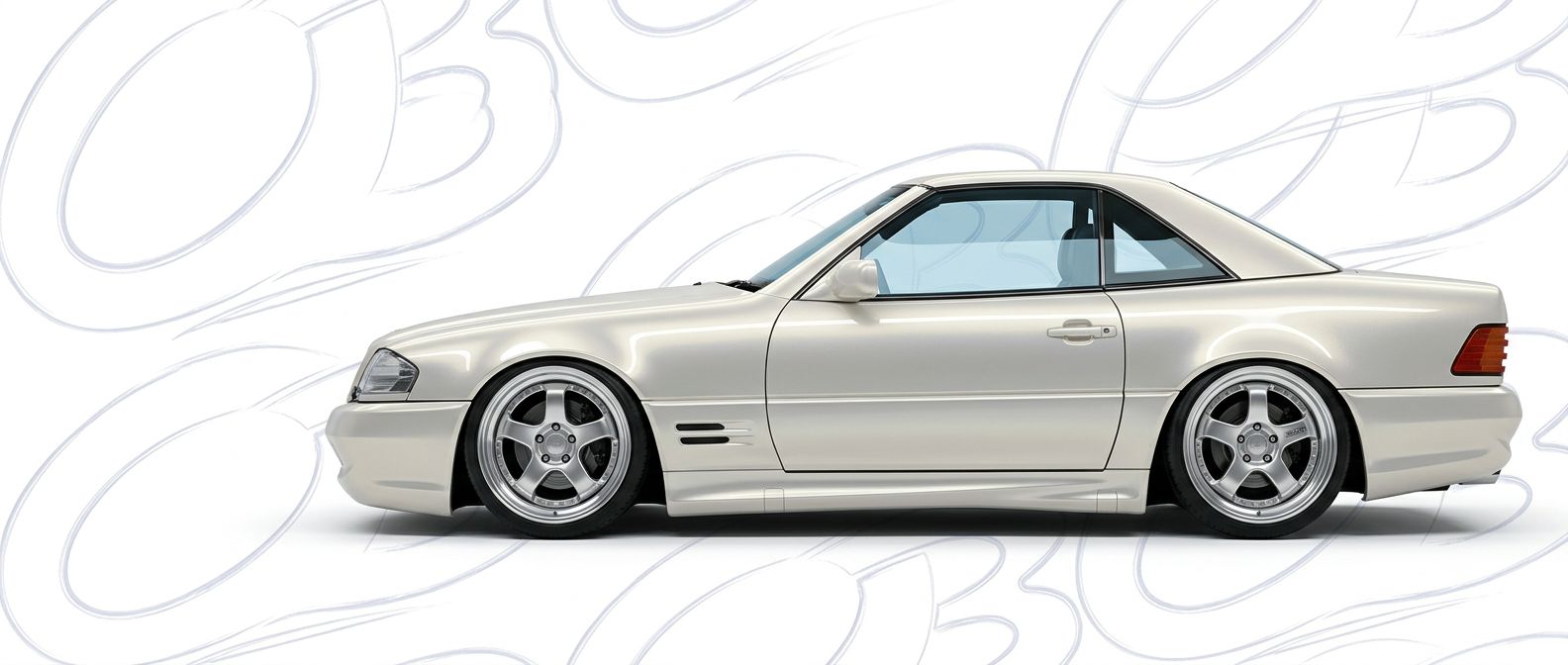 Aggressive 1993 Mercedes-Benz SL-Class 1993 styling to enhance your vehicle's aesthetic.