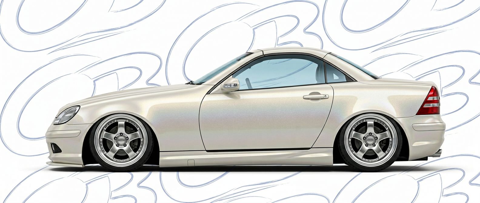 Aerodynamic 2003 Mercedes-Benz SLK-Class 2003 - Sleek design for enhanced vehicle styling.