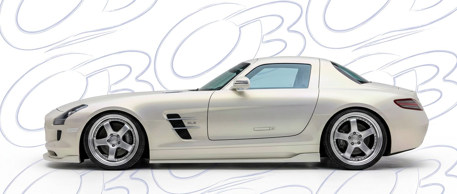 Detailed view of 2011 Mercedes-Benz SLS AMG 2011 featuring lightweight, durable construction.