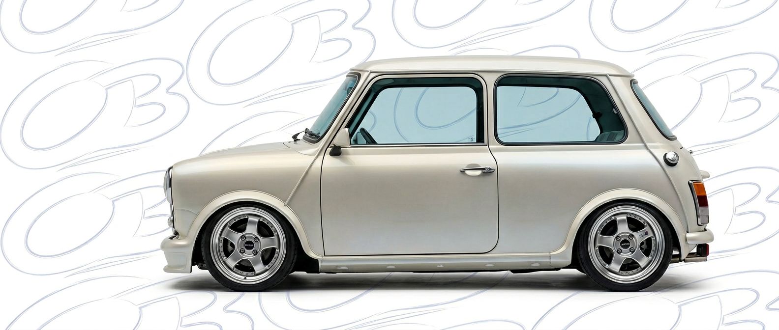 High-quality 1980 Mini Cooper 1980 exterior shot with professional studio lighting.