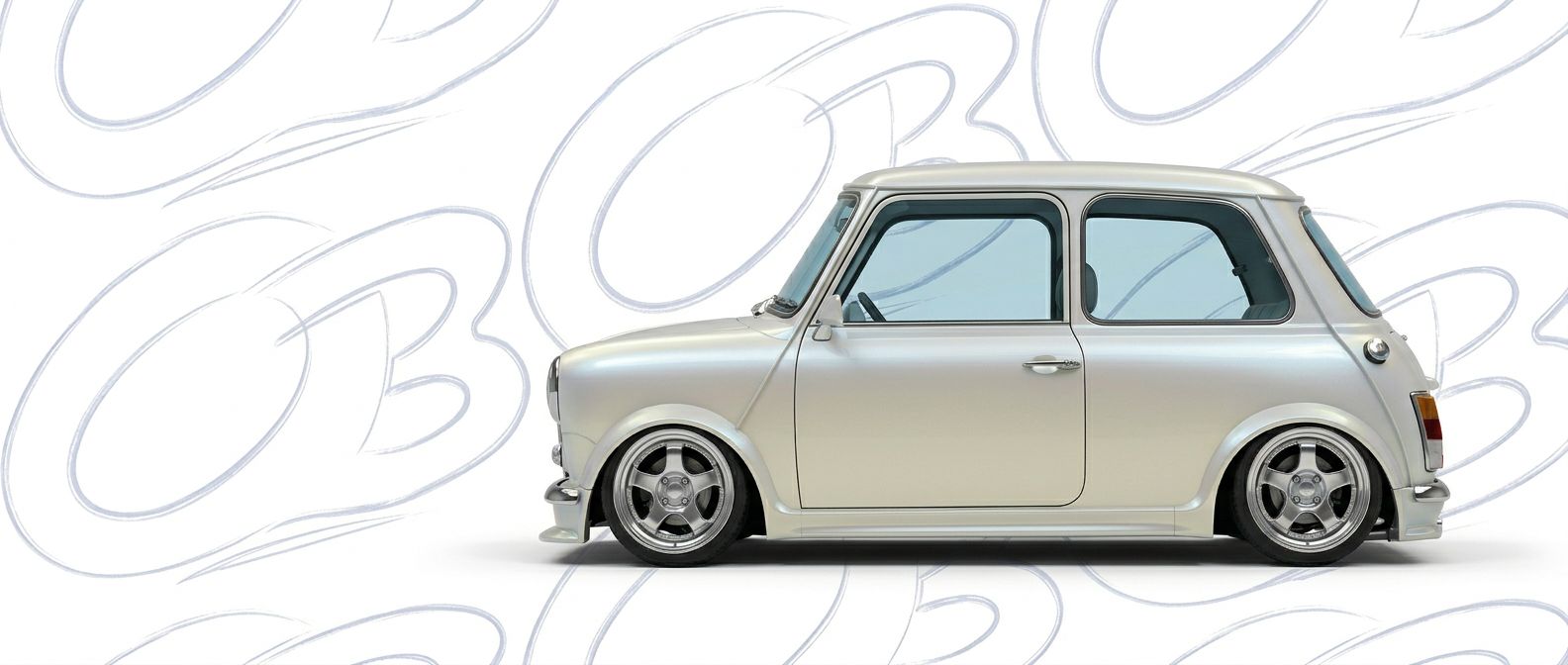 Aerodynamic 1981 Mini Cooper 1981 - Sleek design for enhanced vehicle styling.
