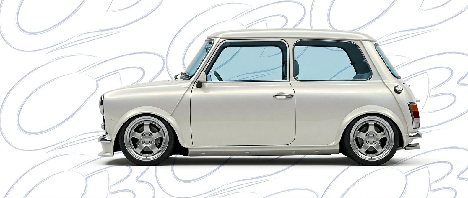 High-quality 1991 Mini Cooper 1991 exterior shot with professional studio lighting.