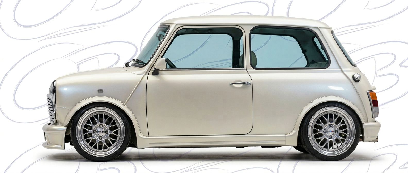 Top-tier 1992 Mini Cooper 1992 featuring a high-gloss finish and carbon fiber weave.