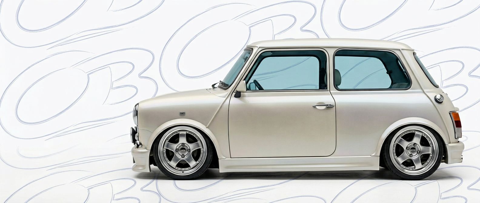 Top-tier 1998 Mini Cooper 1998 featuring a high-gloss finish and carbon fiber weave.