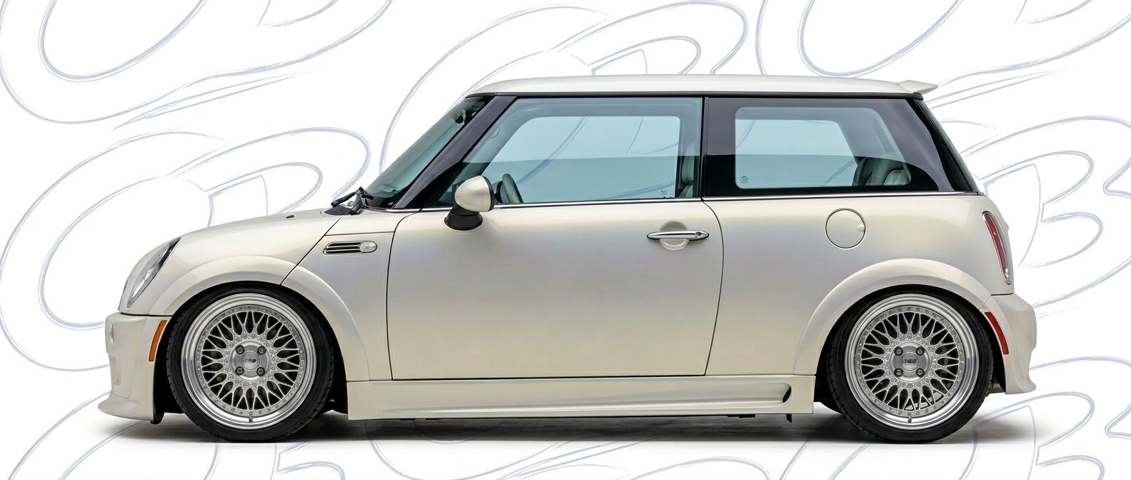 Detailed view of 2004 Mini Cooper 2004 featuring lightweight, durable construction.
