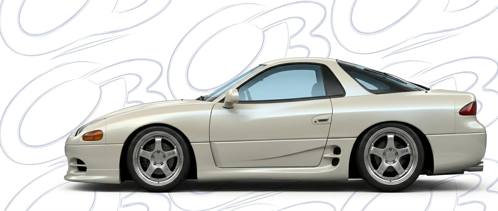Top-tier 1995 Mitsubishi 3000GT 1995 featuring a high-gloss finish and carbon fiber weave.