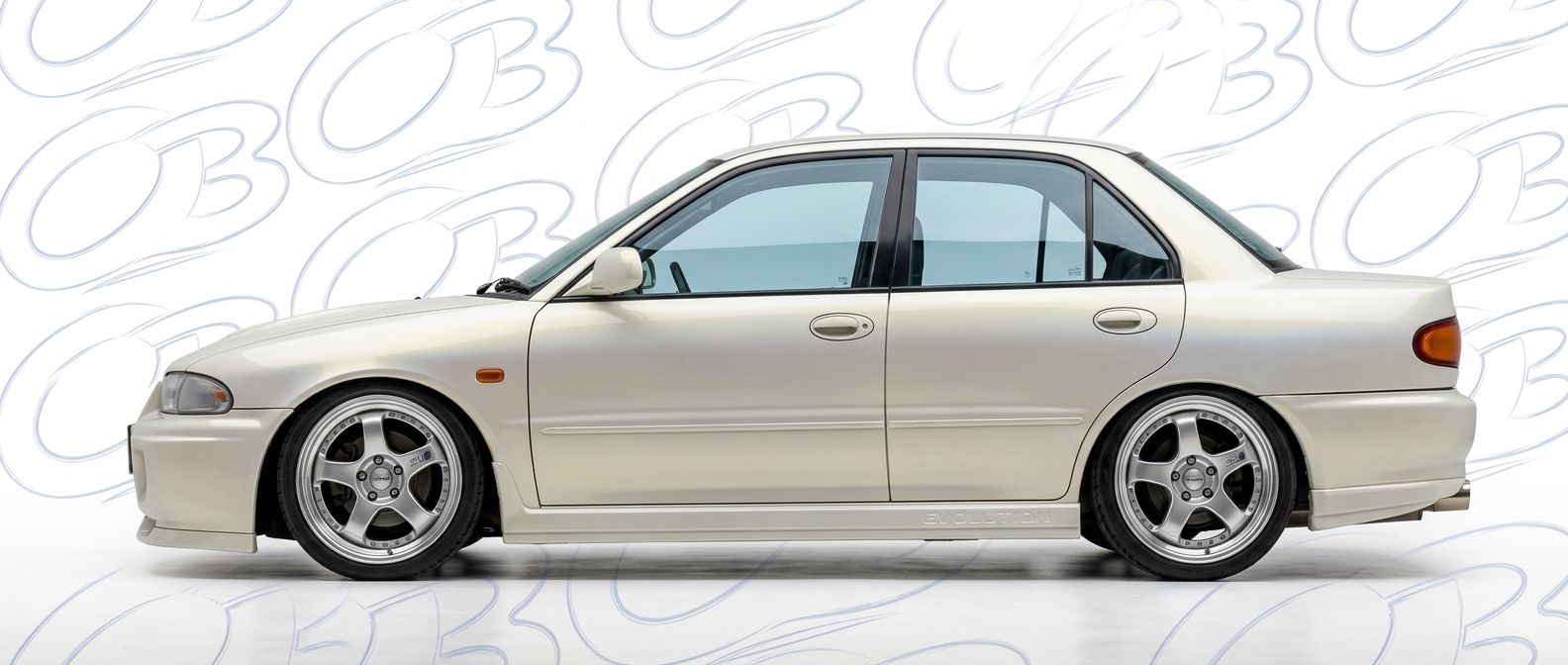 Front-angle view of 1993 Mitsubishi Evolution 1993 - Durable and stylish exterior enhancement.