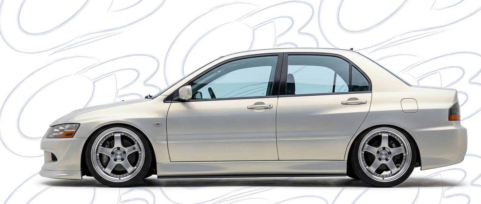 Custom 2003 for 2003 Mitsubishi Evolution - Premium aerodynamic automotive body parts.