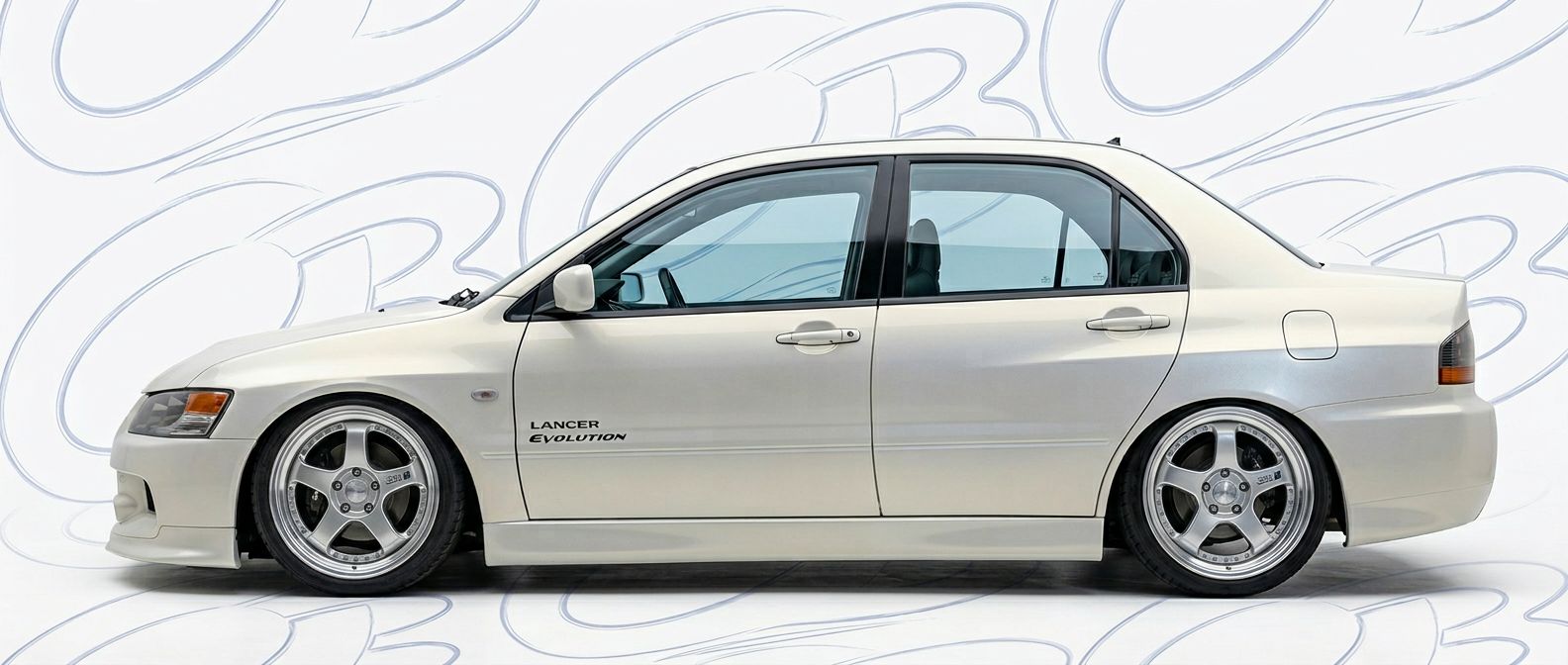 Front-angle view of 2006 Mitsubishi Evolution 2006 - Durable and stylish exterior enhancement.