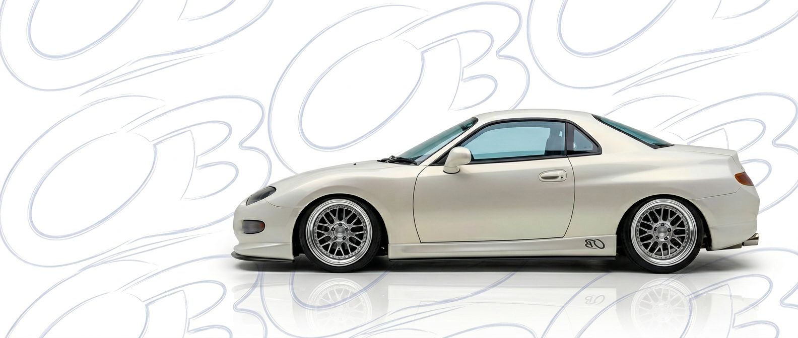 Professional automotive photography of a 1994 Mitsubishi FTO with high-fidelity 1994.