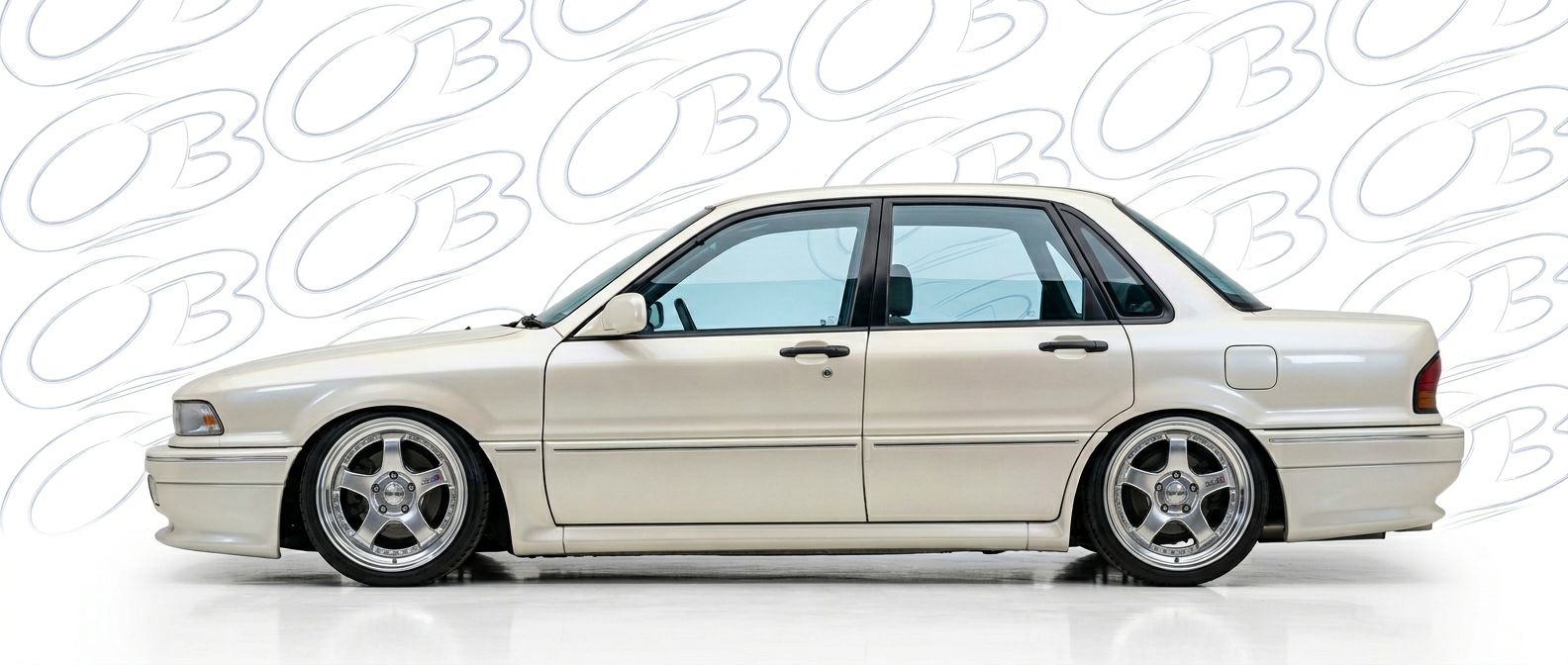 Front-angle view of 1992 Mitsubishi Galant 1992 - Durable and stylish exterior enhancement.