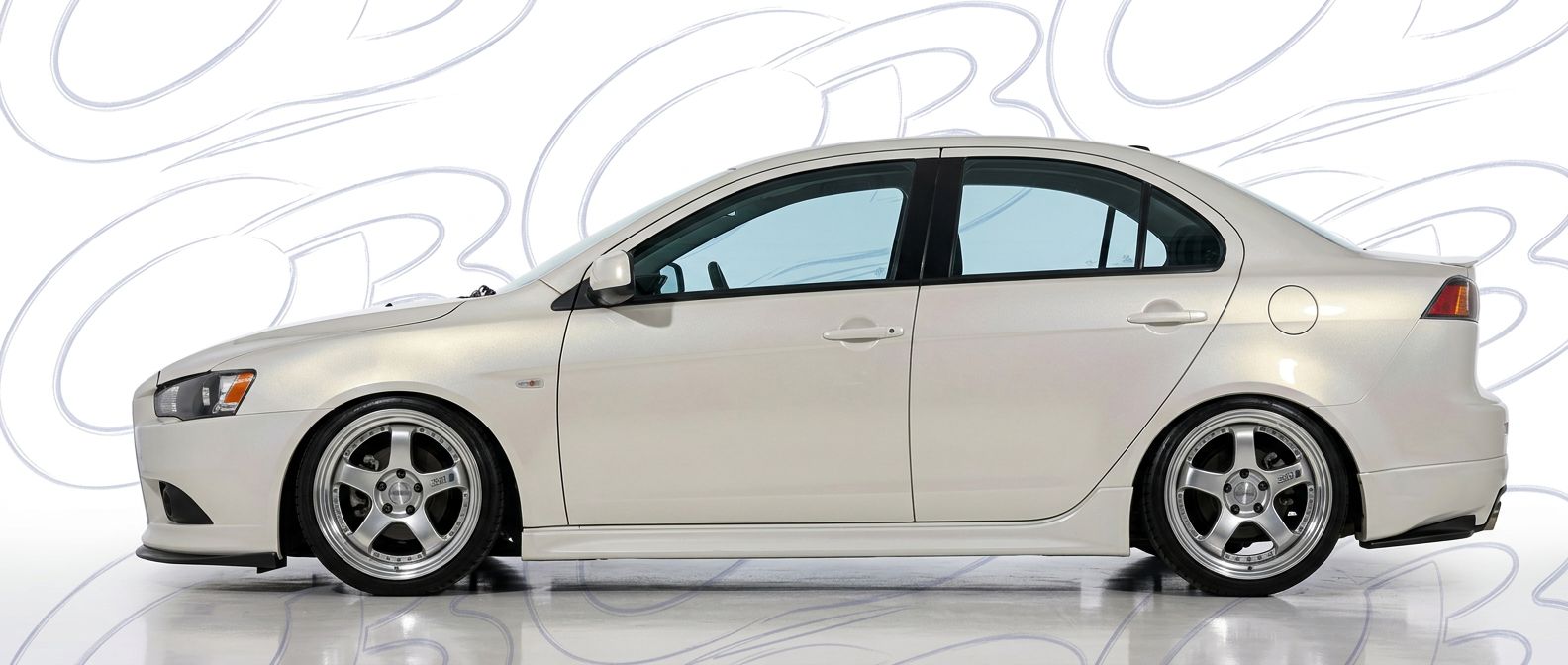 High-quality 2008 Mitsubishi Lancer 2008 exterior shot with professional studio lighting.