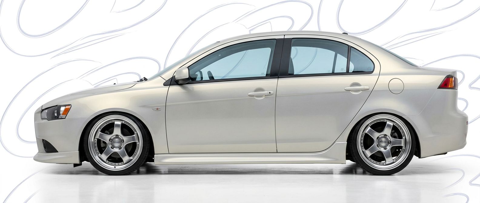 Aggressive 2012 Mitsubishi Lancer 2012 styling to enhance your vehicle's aesthetic.