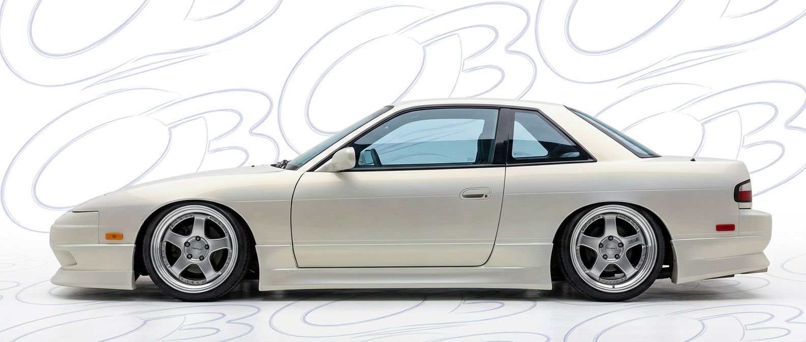 Front-angle view of  Nissan 240SX 240SX - Durable and stylish exterior enhancement.