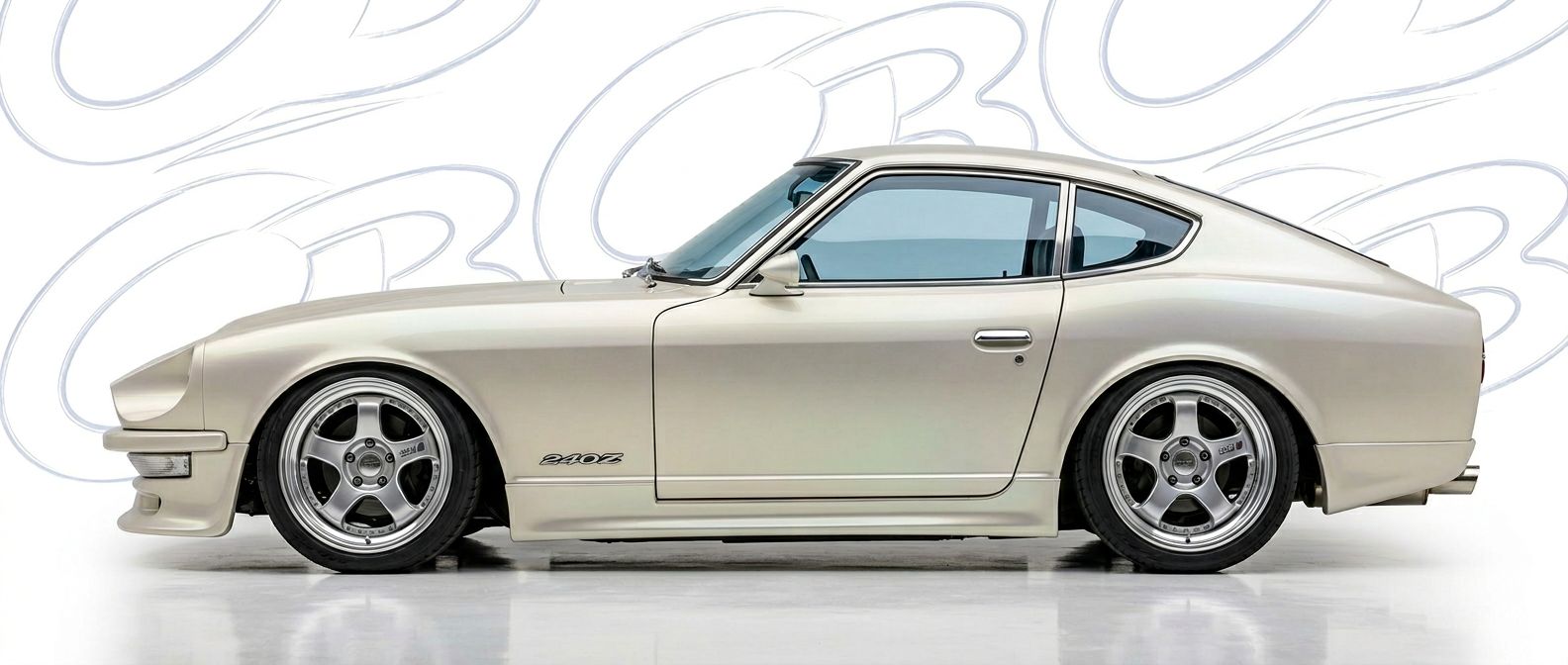 Front-angle view of 1977 Nissan 240Z 1977 - Durable and stylish exterior enhancement.
