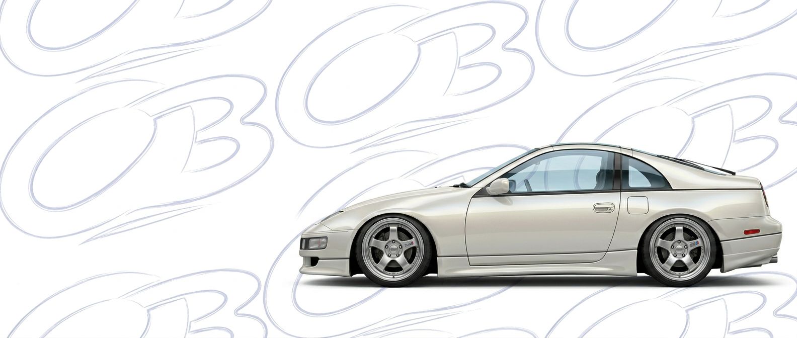 Aerodynamic  Nissan 300ZX 300ZX - Sleek design for enhanced vehicle styling.