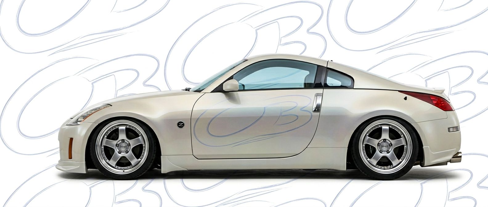 Aerodynamic  Nissan 350Z 350Z - Sleek design for enhanced vehicle styling.