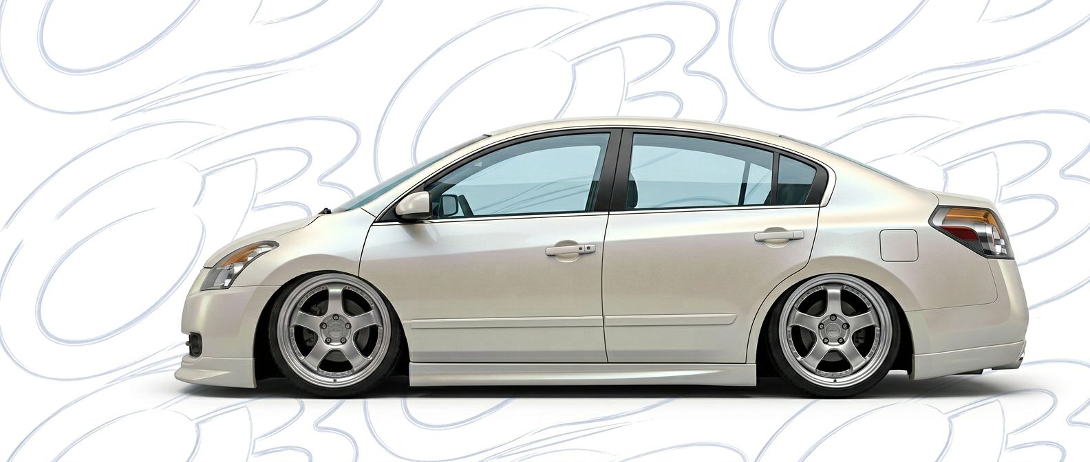 Front-angle view of 2007 Nissan Altima 2007 - Durable and stylish exterior enhancement.