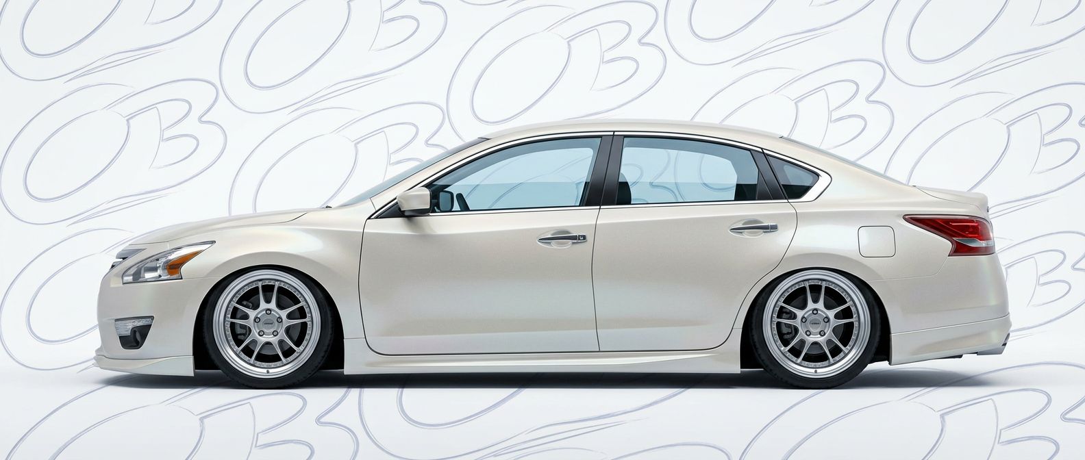 Professional automotive photography of a 2015 Nissan Altima with high-fidelity 2015.