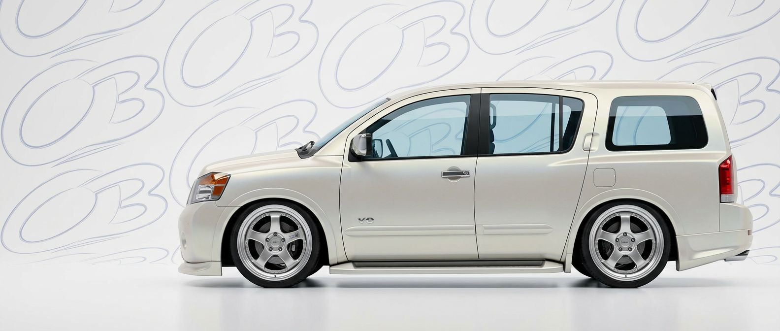 Professional automotive photography of a 2012 Nissan Armada with high-fidelity 2012.