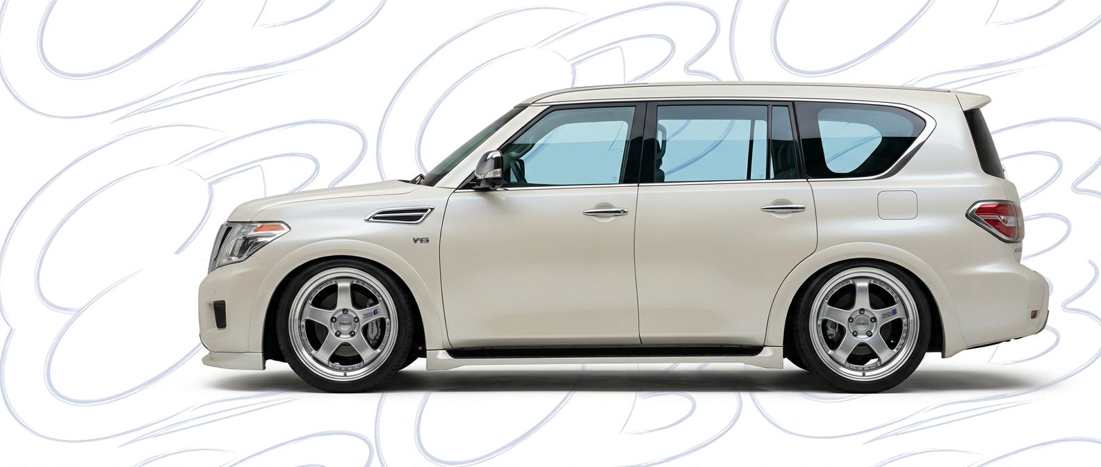 Detailed view of  Nissan Armada Armada featuring lightweight, durable construction.