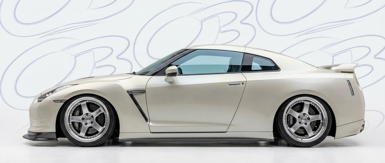 Top-tier 2008 Nissan GT-R 2008 featuring a high-gloss finish and carbon fiber weave.
