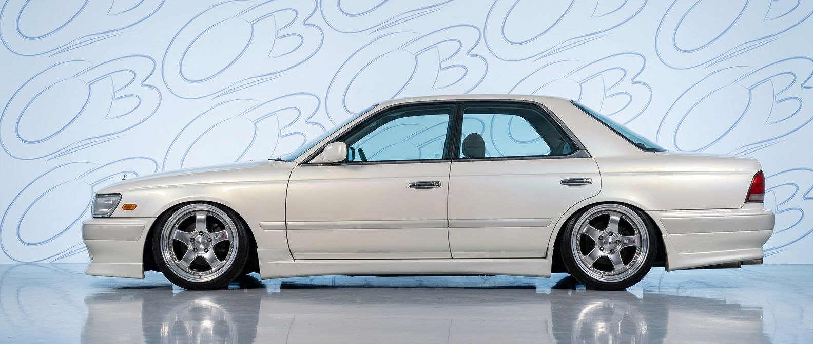 Professional automotive photography of a  Nissan Laurel with high-fidelity Laurel.