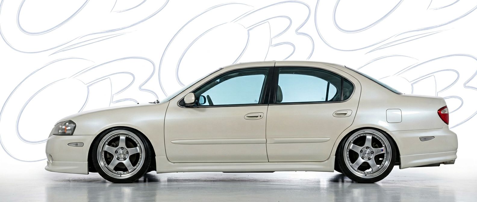 Professional automotive photography of a 2002 Nissan Maxima with high-fidelity 2002.