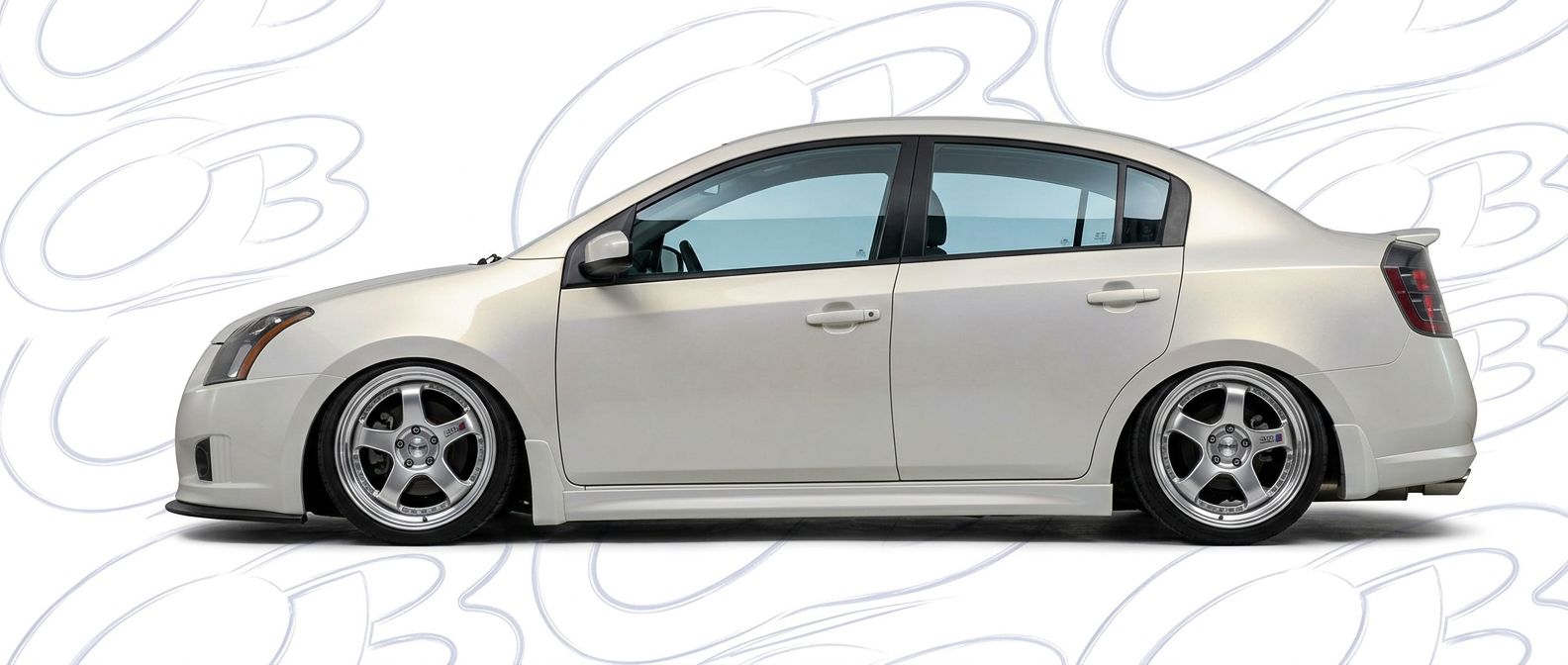 Front-angle view of 2008 Nissan Sentra 2008 - Durable and stylish exterior enhancement.