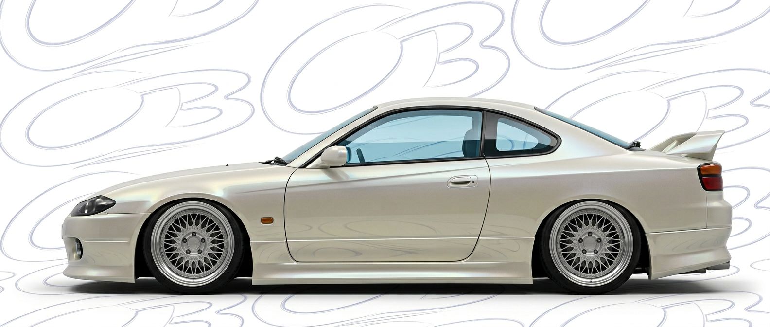 High-quality 2000 Nissan Silvia 2000 exterior shot with professional studio lighting.