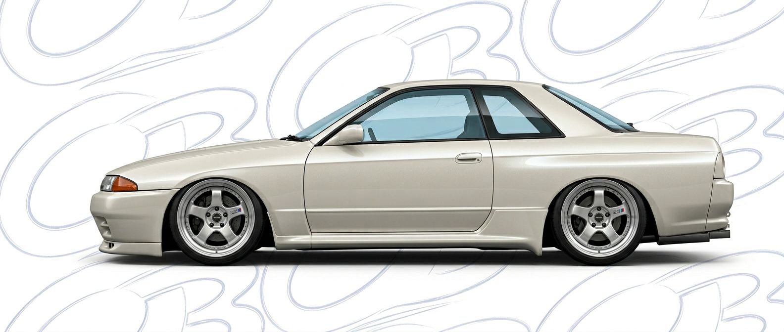 Aerodynamic 1989 Nissan Skyline 1989 - Sleek design for enhanced vehicle styling.