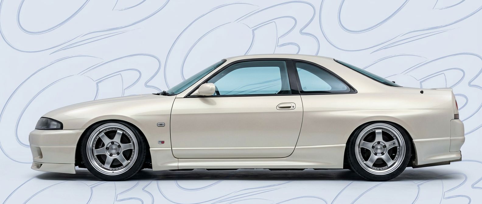 Top-tier 1995 Nissan Skyline 1995 featuring a high-gloss finish and carbon fiber weave.
