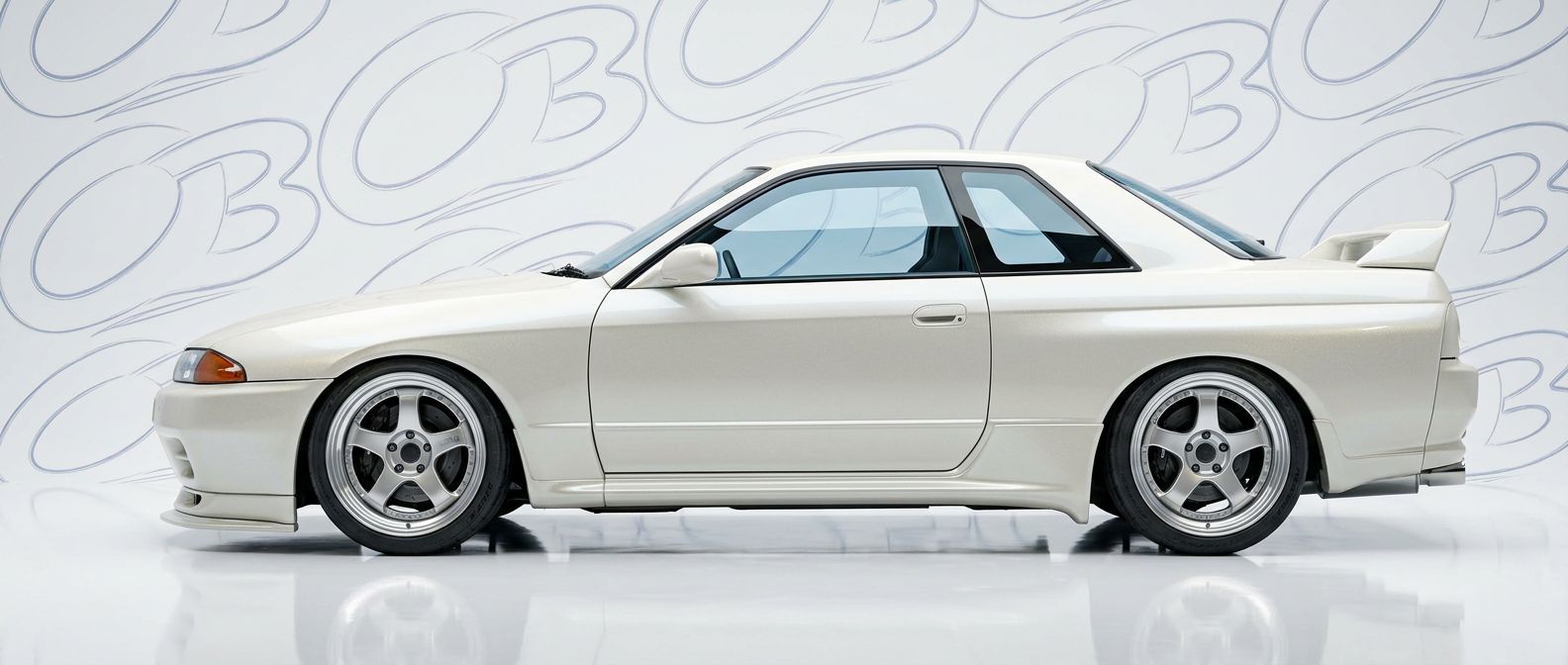 Top-tier 1993 Nissan Skyline (R32) GTR 1993 featuring a high-gloss finish and carbon fiber weave.