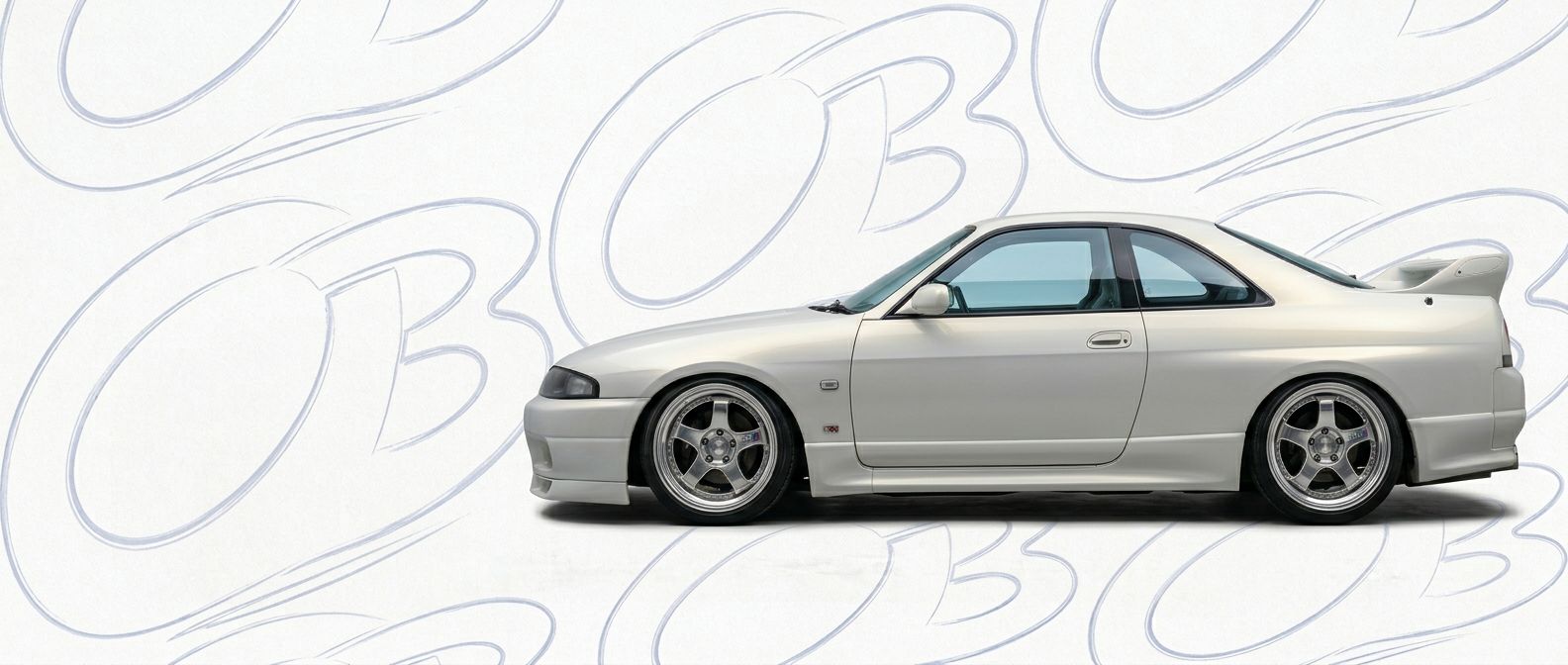High-quality 1995 Nissan Skyline (R33) GTR 1995 exterior shot with professional studio lighting.