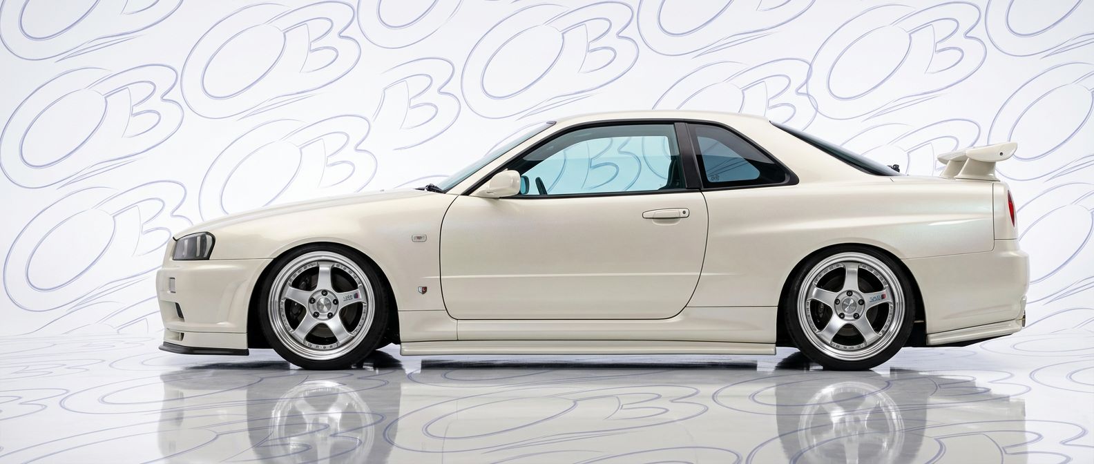 High-quality  Nissan Skyline (R34) GTR Skyline (R34) GTR exterior shot with professional studio lighting.